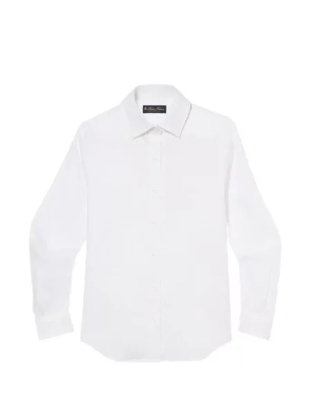 Cămașă Brooks Brothers cu broderie de in alb