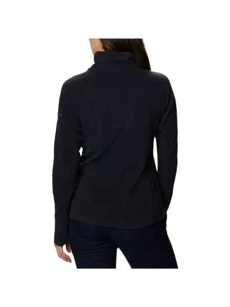 Bluză Columbia din fleece de jumătate de fermoar negru