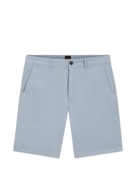 Pantaloni scurți Boss din țesătură twill albastru