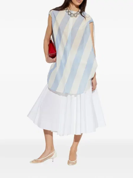 Rochie Jacquemus cu dungi albastru