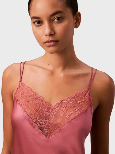 Ночная рубашка Calvin Klein розовая