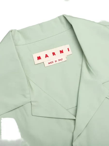 Риза Marni с кристали зелено