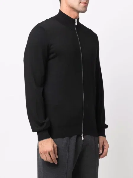 Cardigan Brunello Cucinelli tricotate negru