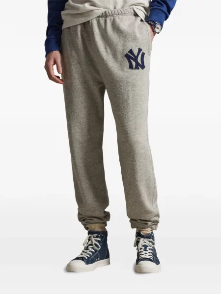 Ριγέ δερμάτινος κάλτσες Polo Ralph Lauren με κορδόνι μαύρο