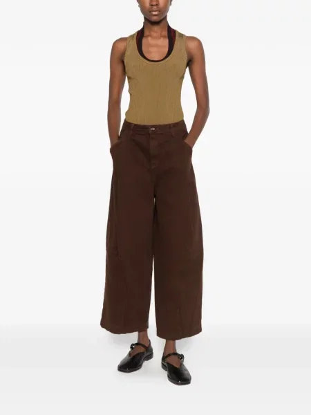 Decupat pantaloni Please maro
