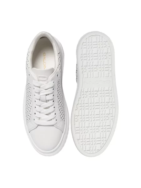 Sneakersy Baldinini skórzane białe