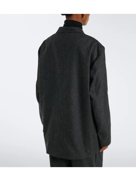 Geacă Jil Sander de lână gri
