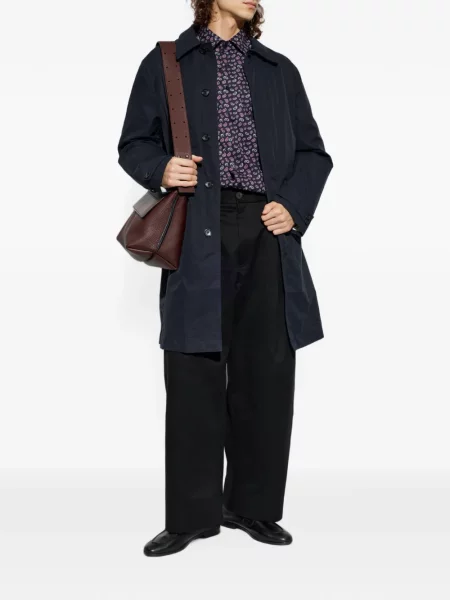 Cămașă Etro cu imagine cu model paisley albastru