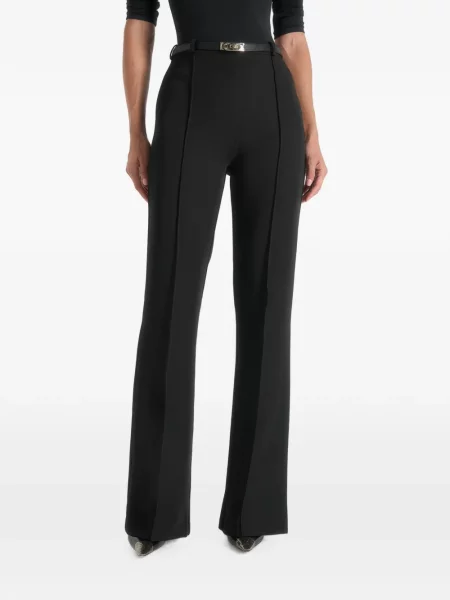 Cu centură pantaloni Manière De Voir evazate negru