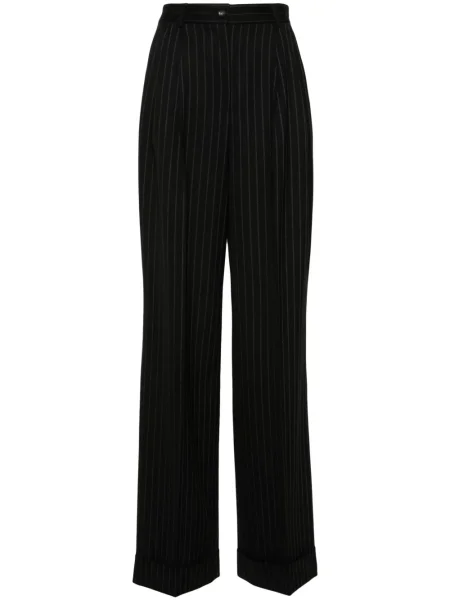 Pantaloni Dolce & Gabbana cu dungi negru