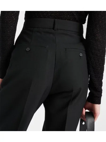 Pantaloni Toteme cu talie înaltă negru