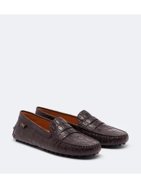 Pantofi loafer Tod's din piele maro