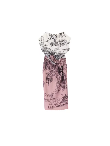 Sukienka Moschino z nadrukiem