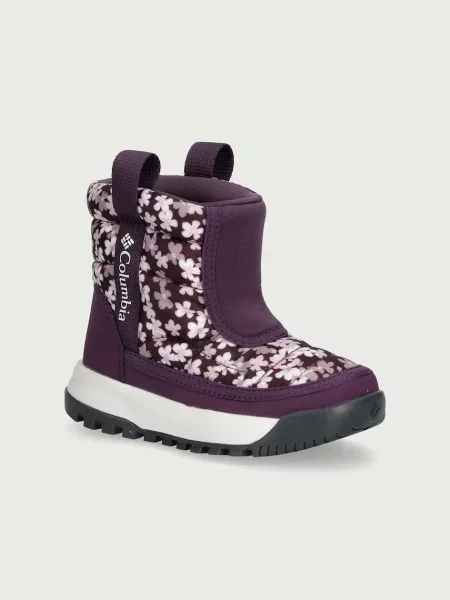 Columbia cizme de zăpadă pentru copii SNOWTROT MID violet
