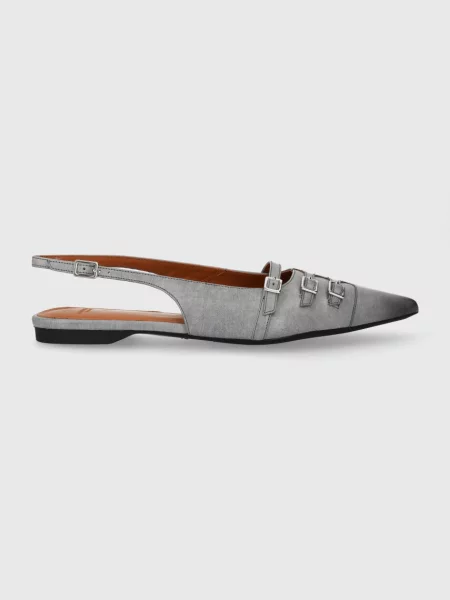 Кожени балеринки Vagabond Shoemakers HERMINE сиво