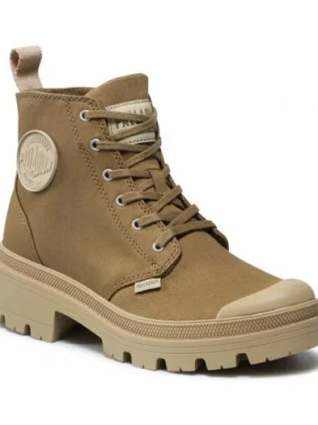 Palladium Trappers Pallabase Twill verde