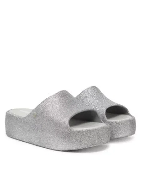Pantofle Melissa na platformě šedé