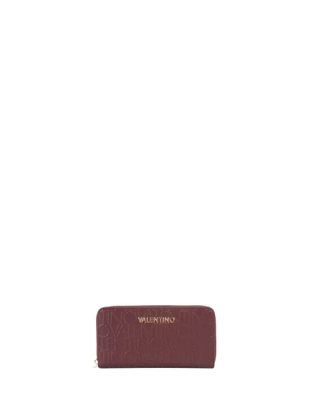 VALENTINO Portofel GYNEVRA burgundy roșu