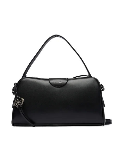 Calvin Klein Táska Emblem Trio Top Handle Camera Ba fekete