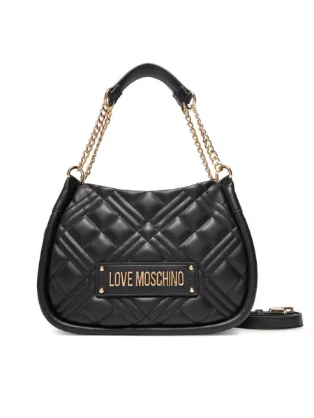 Pisemska torbica Love Moschino črna