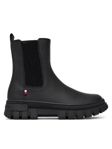 Bokacsizma Tommy Hilfiger M fekete