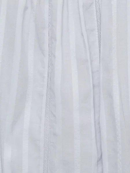 Rochie mini Marant Etoile cu dungi cu volane albastru