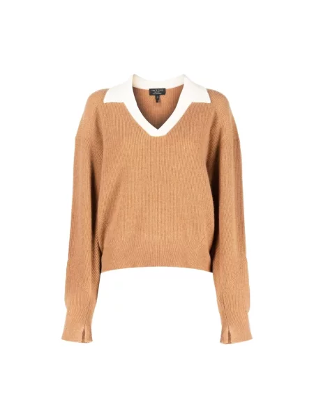 Sweter Rag & Bone z kaszmiru casual beżowy