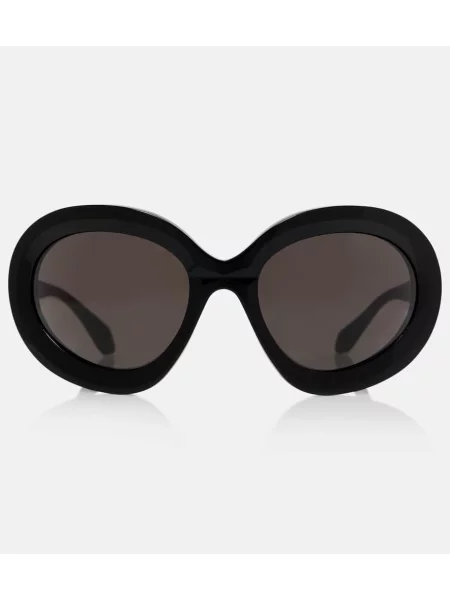 Ochelari de soare Alaïa cu autograf negru