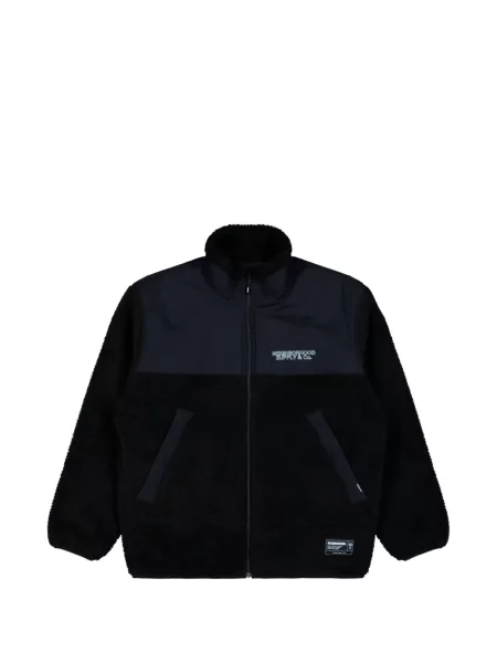 Geacă Neighborhood din fleece negru