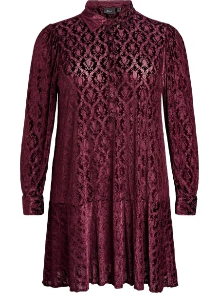Zizzi Rochie ETULIPY vin roșu