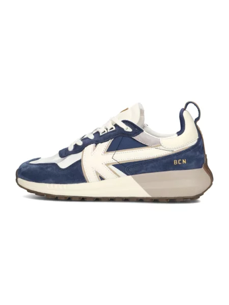 Sneakersy Kaotiko zamszowe niebieskie