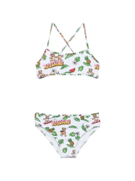 Bikini dziecięce Moschino białe