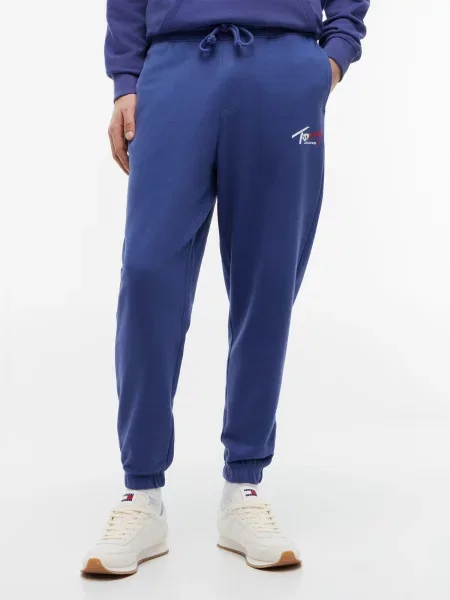 Tommy Jeans Pantaloni bleumarin
