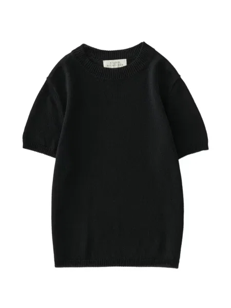 Top Studio Nicholson cu nervuri negru