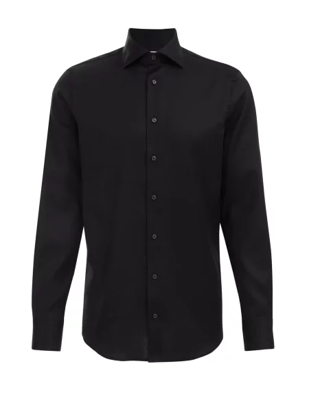 WE Fashion Cămașă negru
