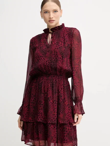 Marc Aurel rochie mini evazați roșu