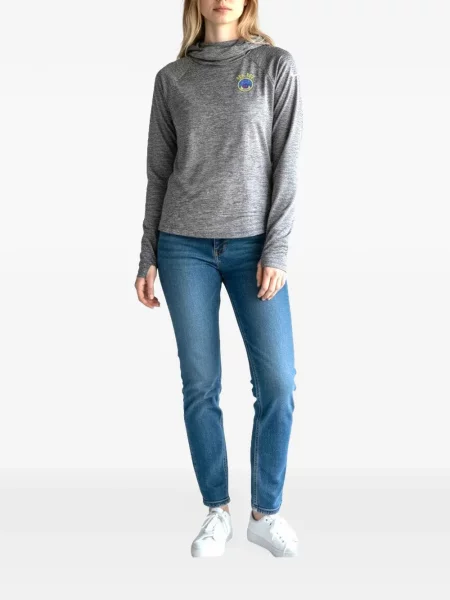 Πουά fleece τρέξιμο μπλούζα Nike γκρι