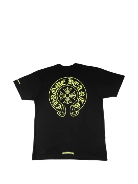 Koszulka Chrome Hearts z nadrukiem w serca czarna