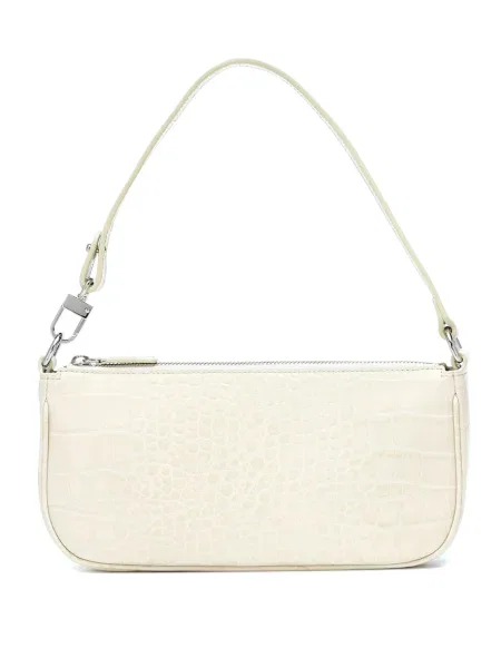 Usnjena torbica By Far bež