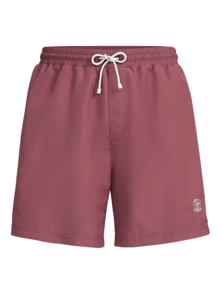 Slip de baie Brunello Cucinelli roșu