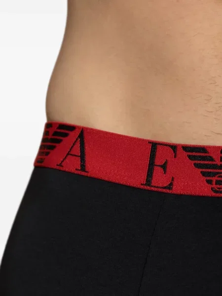 Boxeri Emporio Armani cu autograf negru
