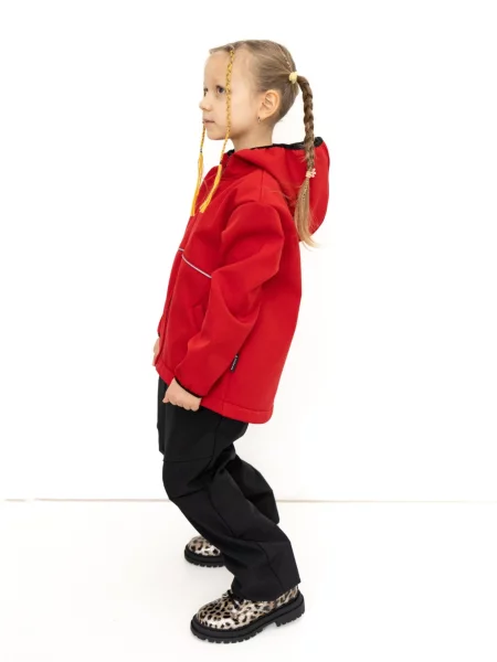 Дитяча Демісезонна куртка Alwair Kids софтшел червоний