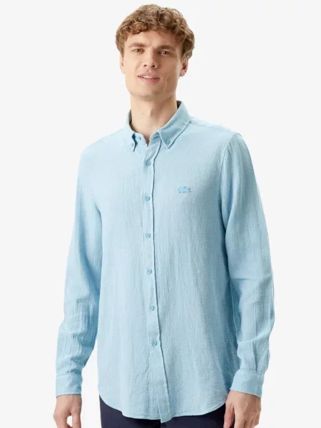Рубашка Lacoste голубая