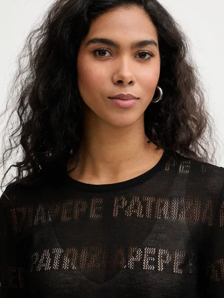 Легкий свитер Patrizia Pepe черный