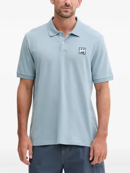 Tricou polo Helly Hansen cu autograf albastru