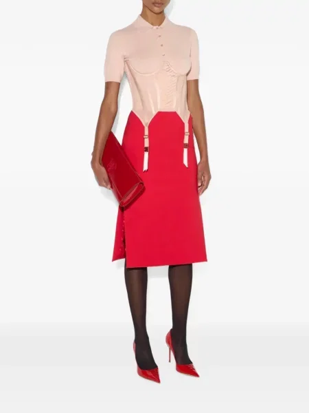 Tricou polo Elisabetta Franchi tricotate