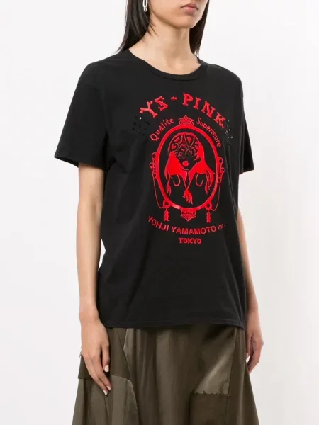 Tricou Y's cu imagine negru