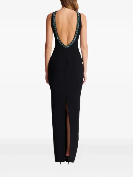 Rochie Balmain de catifea de costum negru