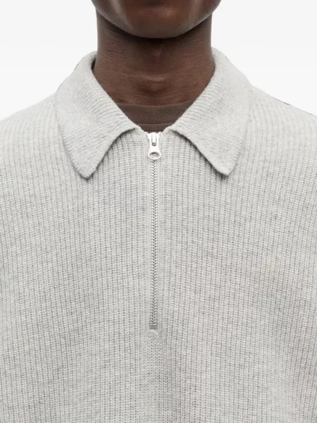 Tricou polo Samsøe Samsøe gri