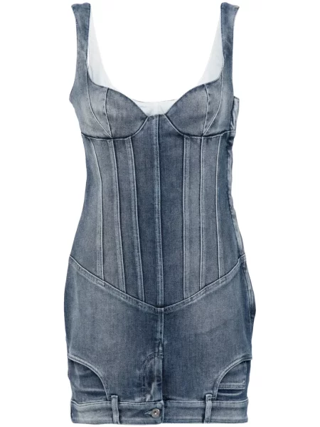 Sukienka jeansowa Off-white garniturowa biała